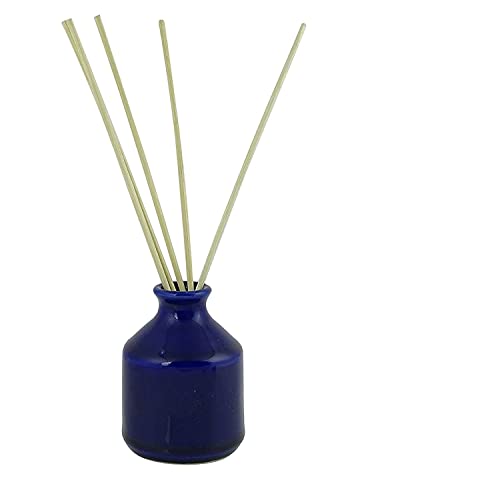 Image of Mkd2 Rise Ceramic Reed Diffuser Pot I Empty Aroma Pot - Set of 3 (Red, White & Blue) for Home Fragrance