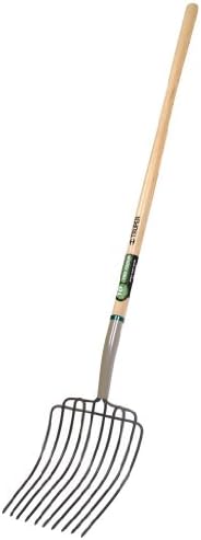 Truper 54-Inch Handle 30331 Tru Tough Manure/Bedding Fork, 10-Tine, Long Hand