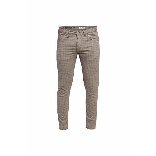 Image of Being Human Solid Cotton Skinny Fit Mens Trousers
