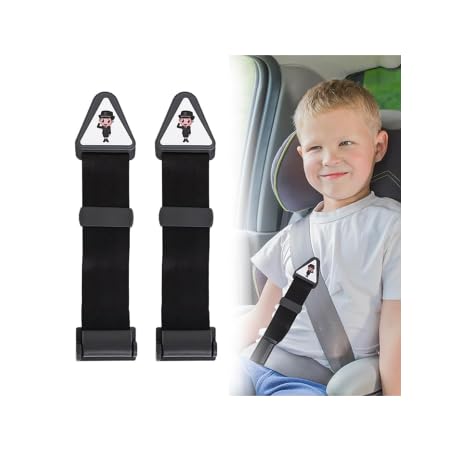 OIXEYA 2Pcs Protector Cinturon Coche Niños, Adaptador Cinturon, Clip Cinturon Silla Bebe, Clip Para Asiento De Coche, Clip Del Pecho Del Asiento Del Niño