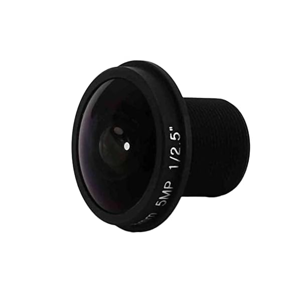 lascivious HD Fisheye CCTV-Objektiv 5MP 1,8 mm M12 * 0,5 Halterung 1/2,5 F2.0 180 Grad Fuer Videoueberwachung Kamera…
