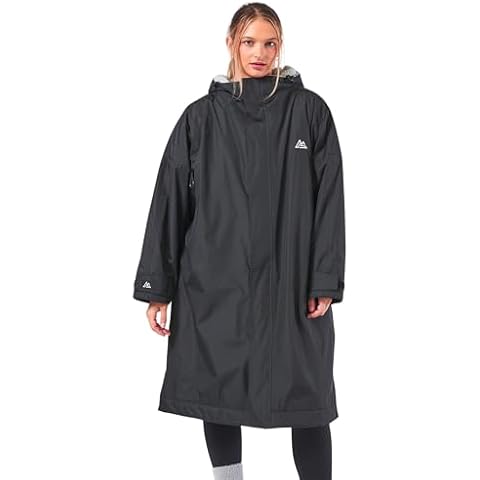 Unisex Waterproof Outdoor Changing Robe with Hood Cover