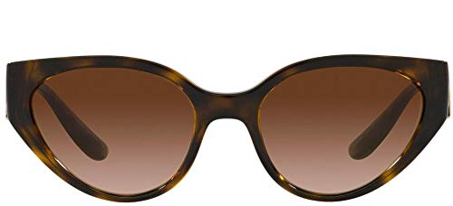 Dolce & Gabbana DG 6146 502/13 Havana Plastic Cat-Eye Sunglasses Brown Gradient Lens2