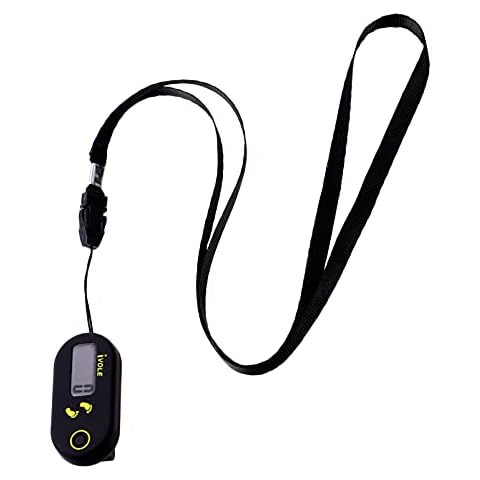 WINOMO Exercise Step Walking 3D Pedometer Accurate Step Counter Walking Distance Miles/Km Calorie Counter Exercise Time Silent with Clip and Lanyard Pedometer Cover