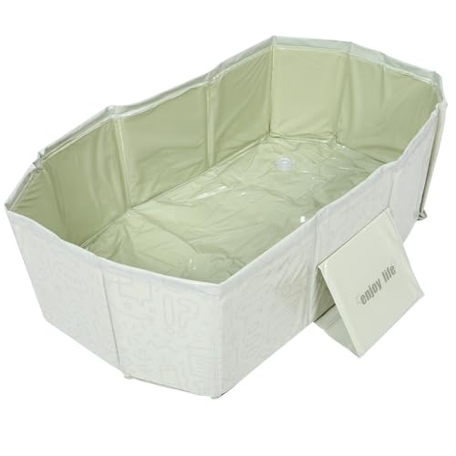 LOLIPPYY 折りたたみ式ベビーバスタブ 歳対応 多機能ポータブル浴槽 新生児から幼児まで使える滑り止め付き排水口設計 家用 旅行用簡単収納