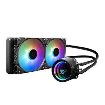 Water Cooler Mancer Mystic G1 | ARGB | 240mm | TDP 250W | 68 CFM | Preto | MCR-MTC240-BK01