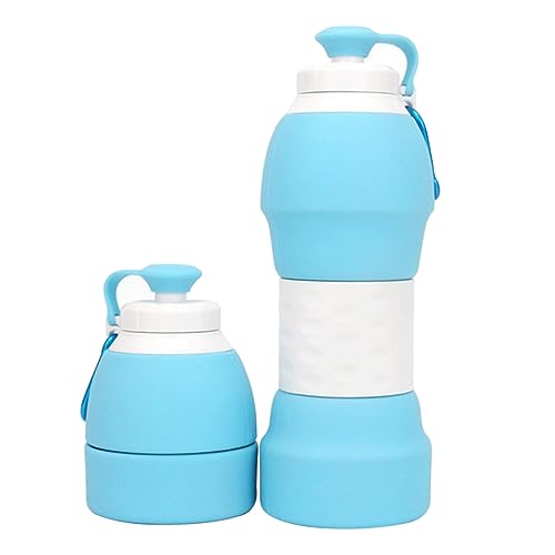 Gourde réutilisable pliable verte bouteille étanche pour cyclisme et randonnée en plein air