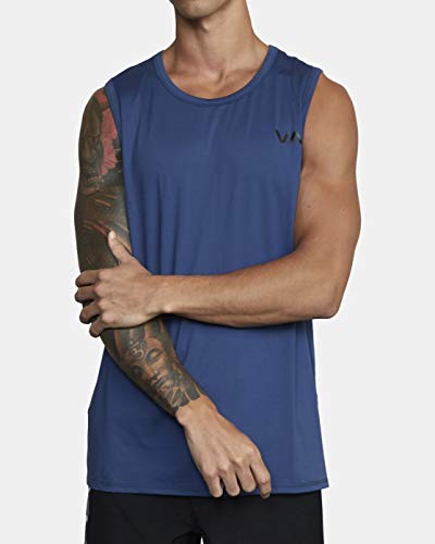 RVCA Camiseta de Tirantes Sport Vent Hombre Evita el Sudor Excesivo y las Rozaduras en el Gimnasio