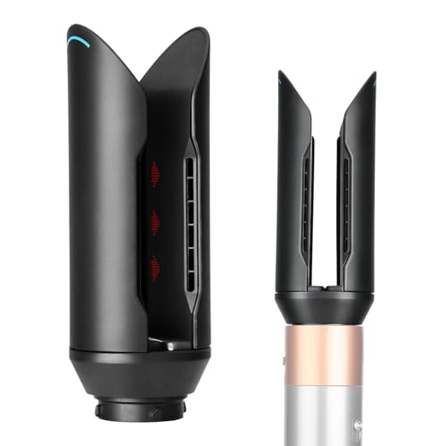 AirSmooth-Finishing-Aufsatz für Dyson Airwrap zur Verwendung auf trockenem Haar Nutzt starken Luftstrom um Spannung für glattere Styles zu erzeugen kompatibel mit HS01/HS05/HS08 Schwarz