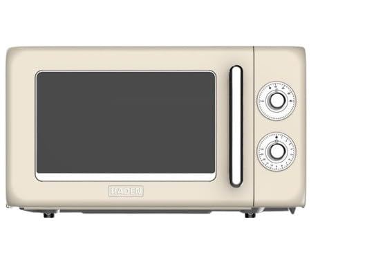 Haden Retro Microwave Oven, Ivory, 17L, 700W — image 1