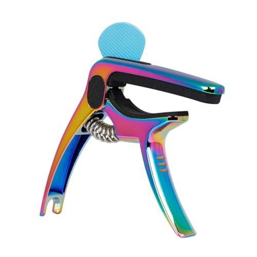 MINAOLULUS ユニバーサル三合一多機能ギター変調クリップ 耐久性属製 カポ調整アクセサリー 初心者 経験者対応 アコースティック エレキギター