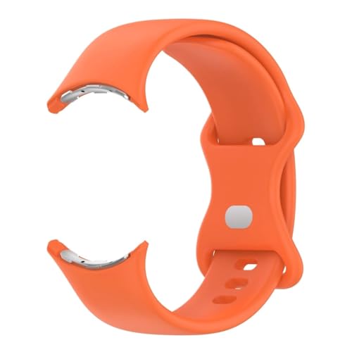 [MEVMEVGNLN] Fit For Google Pixel Watch 3 41mm 45mm/Pixel 2 �o���h �X�g���b�v �A�N�Z�T���[�ɓK��(Orange,Pixel watch 2 1)