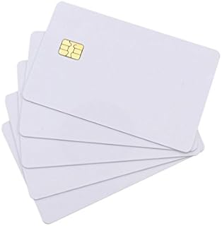 YARONGTECH (pack of 10) White SLE4442 contact chip pvc smart card