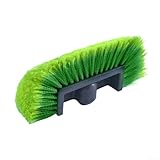 Spazzola per lavaggio esterno, 25,4 cm, per auto, camper, camion, barca, camper, con setole morbide, adatta per scopa filettata maschio ACME da 3/4 di pollice o pali di estensione