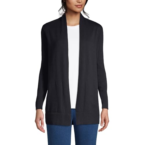 Image of Lands' End Women's Long Sleeve Open Long Cardigan Sweater