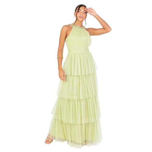 Robe longue tulle pour invitée de mariage chic et demoiselle d'honneur