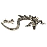 Statue de dragon en laiton chinois : sa fabrication soignée garantit sa praticité et sa durabilité, tandis que sa structure bien pensée lui assure une grande stabilité. décoration d'intérieur avec un dragon