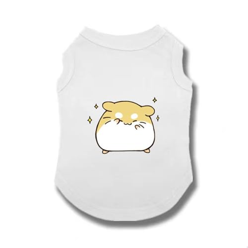 ZSDGBZ 犬服 春夏 防虫 ドッグウェア XS タンクトップ 白 通気性 犬用 Tシャツ 涼やか UVカット 柴犬 秋田犬 パジャマ 日焼き防ぐ 脱毛保護 小中大型犬 おしゃれ かわいい 小型犬 中型犬