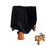 Kids Water Table Cover Fit Step2 Dino Dig Sand and WaterTable,Waterproof DustProof Anti-UV Outdoor Kids Water and Sand Toys,Cover only(35''x32''x32'')