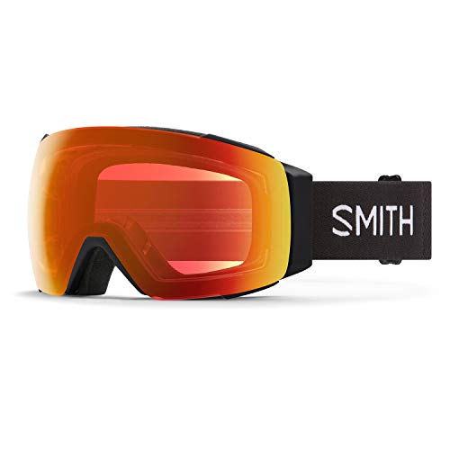 Smith I/O MAG Snow Goggle - Black | ChromaPop Everyday Red Mirror + Extra Lens