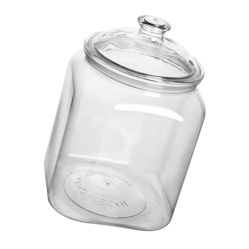 LOLIPPYY 家用方形密封保存容器 小型プラスチックキャニスター 粉類 ナッツ コーヒー豆用 密閉食品収納ジャー 食品鮮保持用