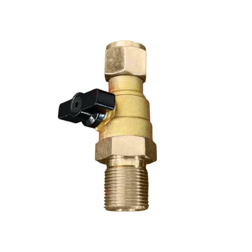 Universal Trailer Front Wheel Air Brakes Cutoff Valve with Spiral Hose Tube, Integrated Emergency Brakes Switch Assembly, Truck System Auto Parts, Rustproof Control Valve for Truck and Car Safety D