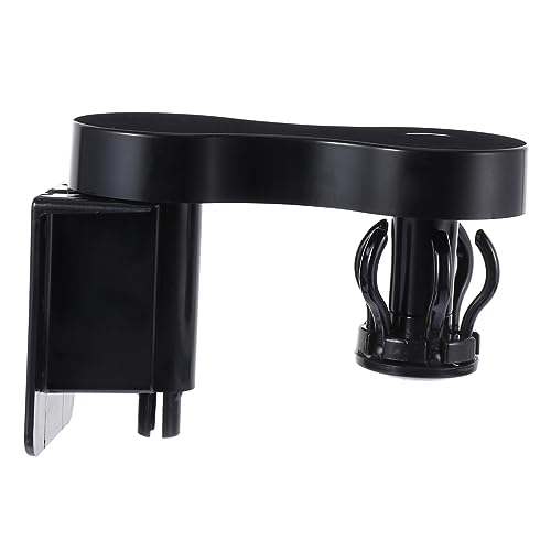 Happyyami Rotatable Wall Mounted Kitchen Utensils Organizer No Drill Compact Storage Rack for Towel Spoon and Pan Space Saving Holder with Hooks for Neat Kitchens