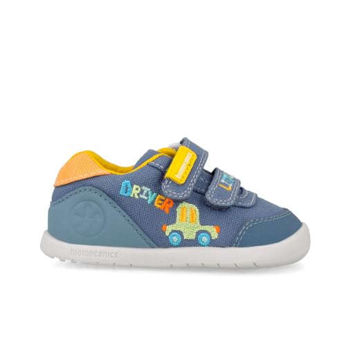 Zapatillas de Lona Barefoot Azules de niño - Talla 19