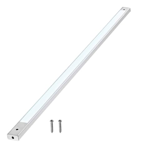 Image of Groeien 4W Ultra Slim Under Cabinet Lighting and Kitchen Lights Under Counter Lighting, LED Profile Light (Warm White, LED) (1, 1 FEET)