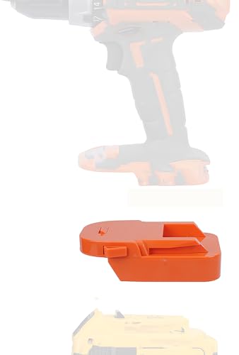 X-Adapter 1X Adapter for Ridgid 18v (Not Advanced) Cordless Tools Fits for DeWalt 20v MAX XR DCB203 DCB205 Lithium Batteries- Adapter Only, Black