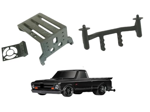 3DEXL AJCMods 3" Rear Body Mount Extension Relocator + Part for RPM 81142 for Traxxas Drag Slash C10