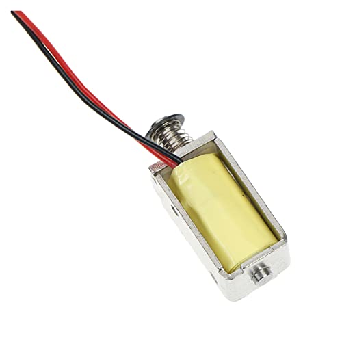 Micro solénoïde électroaimant 12V DC à tige push pull 4mm et aimant à aspiration pour robotique - 7