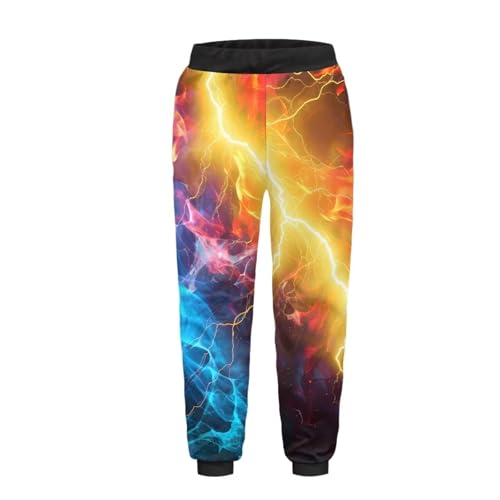 Boys Pants Kids 3D Print Joggers Sports Sweatpants with Pockets Size 4-15T3