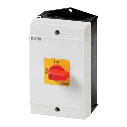 Interrupteur 2 pôles 32 A Eaton 207166 avec bouton d'arrêt d'urgence pour armoire