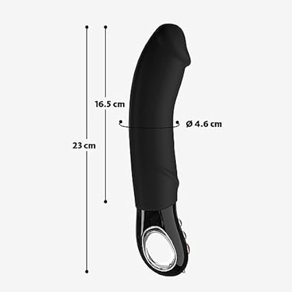 Fun Factory BIG BOSS - BLACK LINE - vibrador G5 XXL recargable para mujer punto G negro de silicona medica