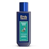 Blue Nectar Rosemary and Bhringraj Ayurvedic Scalp Oil for Hair Growth with Amla, 3.38 Fl Oz