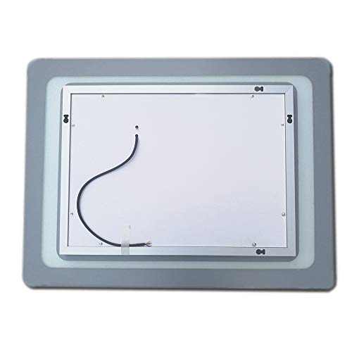 Xinyang 1200x700 Bathroom Mirrors with LED Lights,Demister Pad,Dual Touch Sensor Switch,Wall Mounted,IP44