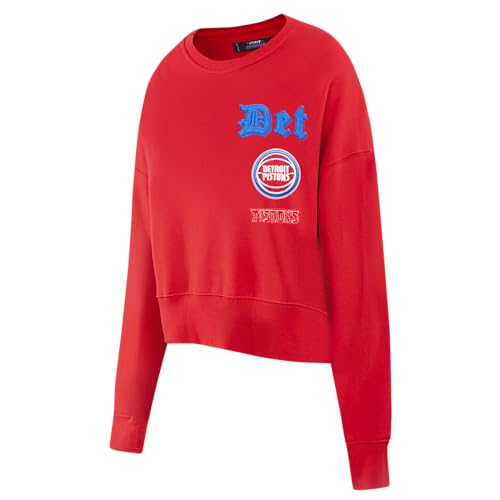 Sudadera Pro Standard NBA para Mujer en Color Rosso Talla M 3