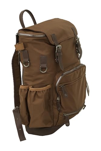 Grand Prix Deluxe Equestrian Backpack, Water-Repellent Riding Gear Bag with Boot Compartment and Organizer Pockets, Brown3