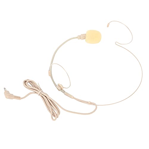 Single Ear Microphone with Lock, Lightweight Beige