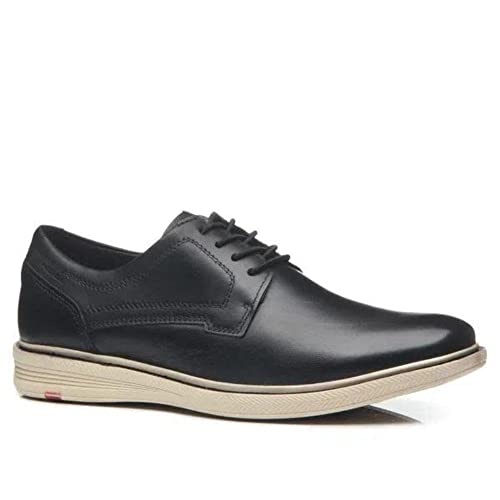Sapato Masculino Pegada Vibes em Couro Preto - 41