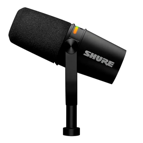 Kit 4 Microfones Shure Mv7+-k com Suporte Articulado