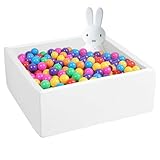 UHAPPYEE Square Foam Ball Pit for Toddler,35