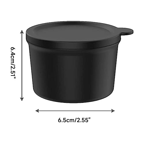 Nawwgy Ice Molds Replacement Compatible for Shaved Ice Attachment Ice Shaver Cups Snow Cone Shave Ice Stand Mixer 4X Ice Cream Storage Jars and lids - Thumbnail 6