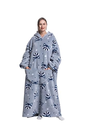 Capecage Fox Fleece Wearable Blanket Hoodie