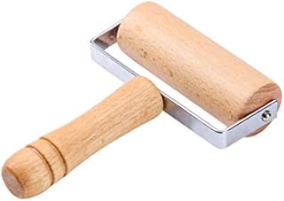 1 Piece 12cm Wide Wood Pastry Pizza Roller Wooden Rolling Pins Dough Roller for Baking Kitchen Tools