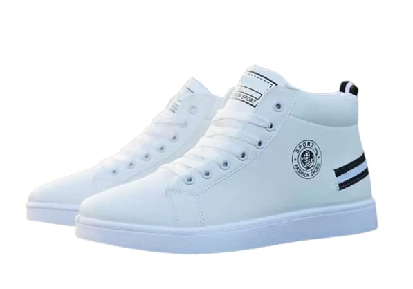 Ani Shoes Men's Mid top Ankle Sneakers