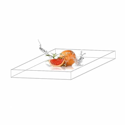 Vitrine en acrylique avec réservoir d'eau transparent HD de grande taille 80x80x5.5cm
