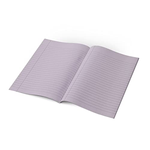 The Dyslexia Shop A4 Lined Paper Exercise Book, 48-Pages 10mm Note Books A4 Lined Visual Stress Aid, Dyslexia Friendly Tinted Paper Ideal for Classroom, Office, Home - 9 Colours