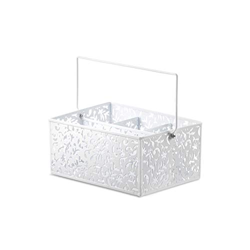 Design Ideas Vinea Condiment Caddy, White (5420141)
